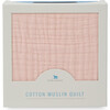 Cotton Muslin Quilt, Rose Petal - Quilts - 4