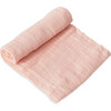 Cotton Muslin Swaddle Blanket , Rose Petal - Swaddles - 3