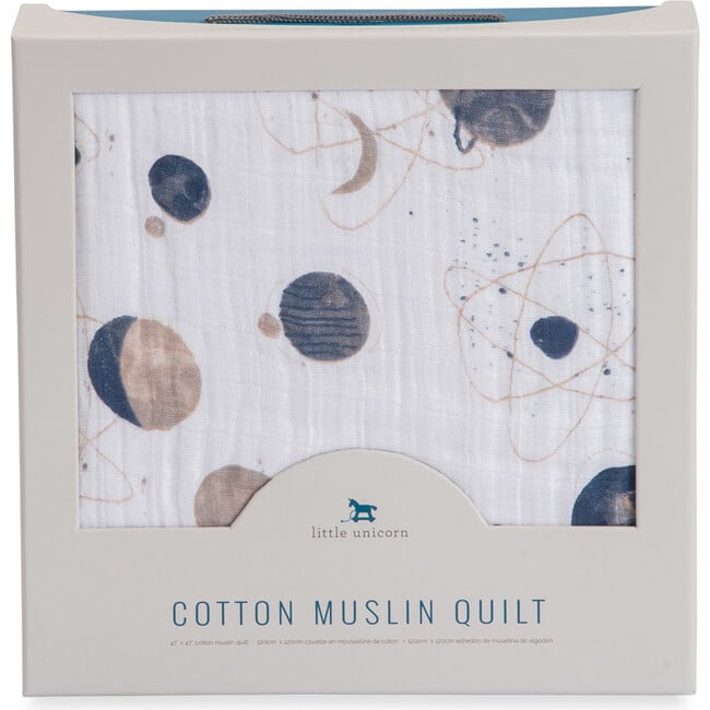 Cotton Muslin Quilt, Planetary - Quilts - 5