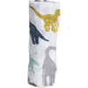 Cotton Muslin Swaddle Blanket , Dino Friends - Swaddles - 1 - thumbnail