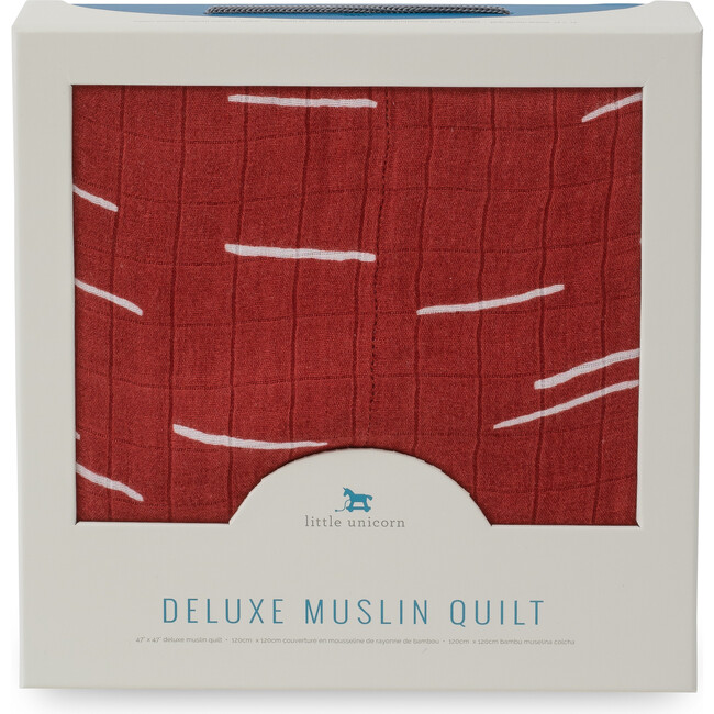 Deluxe Muslin Quilt, Baked Clay - Quilts - 5
