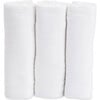 Cotton Muslin Swaddle Blanket 3 Pack, White Set - Swaddles - 1 - thumbnail