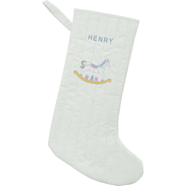 Ballerina Holiday Stocking, French Grey