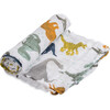 Cotton Muslin Swaddle Blanket , Dino Friends - Swaddles - 3