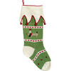 Dog Stocking, Green - Accents - 1 - thumbnail