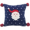 Santa Pillow, Navy - Accents - 1 - thumbnail