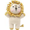 Crochet Lion Toy, White - Plush - 1 - thumbnail