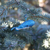Beaded Whale Ornament, Blue - Ornaments - 2