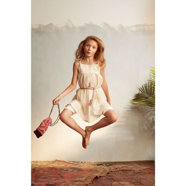 Tie String Top, Natural - Tees - 2