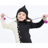 Tassel Bonnet, Black/Grey/Hpink - Hats - 2