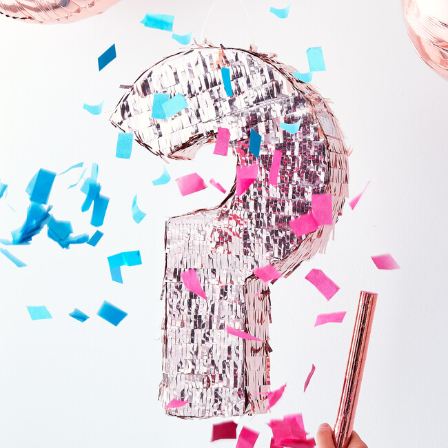Gender Reveal Pinata, Rose Gold - Party - 2