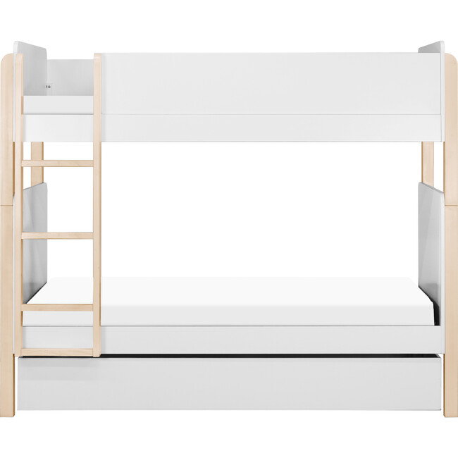 Universal Twin Storage Trundle Bed, White