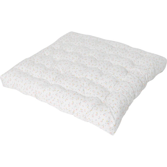 Sadie Play Mattress, White Ditsy/Blush