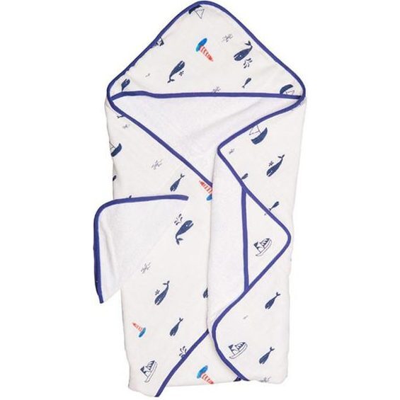 Nautical Harbor Hooded Towel Set - Towels - 1