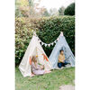 Scarlett Play Tent, Cream Ditsy/Terracotta - Play Tents - 4