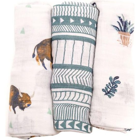 Bison Cotton Swaddle Set - Swaddles - 1