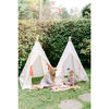 Sadie Play Tent, White Ditsy/Blush - Play Tents - 5