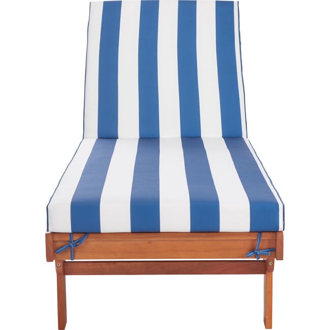 Newport Lounge Chair, Eucalyptus/Blue Canopy Stripe - Outdoor Home - 4