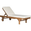 Newport Lounge Chair, Acacia/Navy - Outdoor Home - 1 - thumbnail