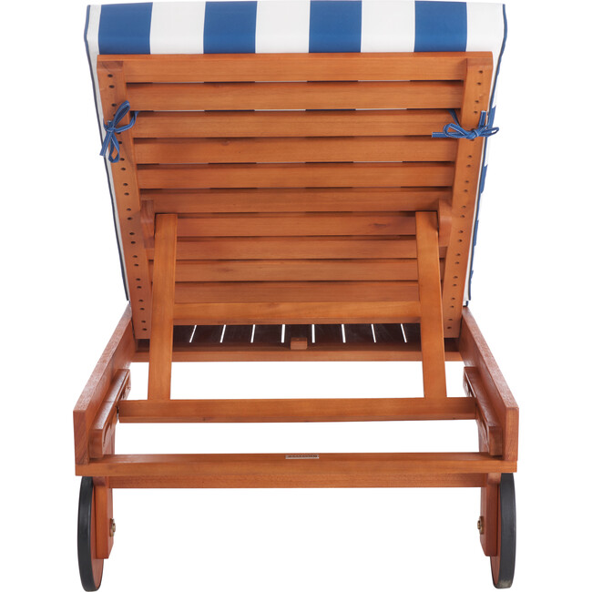 Newport Lounge Chair, Eucalyptus/Blue Canopy Stripe - Outdoor Home - 6