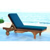 Newport Lounge Chair, Acacia/Beige - Outdoor Home - 6