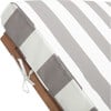 Newport Lounge Chair, Acacia/Grey Canopy Stripe - Outdoor Home - 5