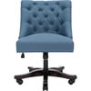 Soho Tufted Swivel Desk Chair, Navy - Desk Chairs - 1 - thumbnail