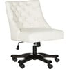 Soho Tufted Swivel Desk Chair, Cream - Desk Chairs - 2