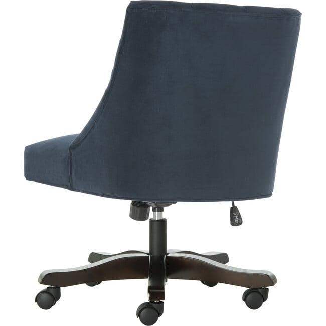 Soho Tufted Swivel Desk Chair, Navy - Desk Chairs - 6