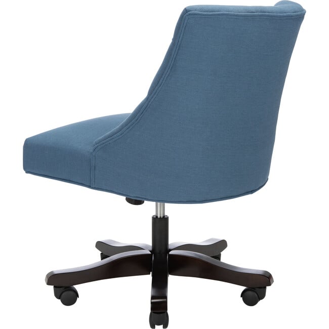 Soho Tufted Swivel Desk Chair, Navy - Desk Chairs - 6