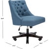 Soho Tufted Swivel Desk Chair, Navy - Desk Chairs - 7