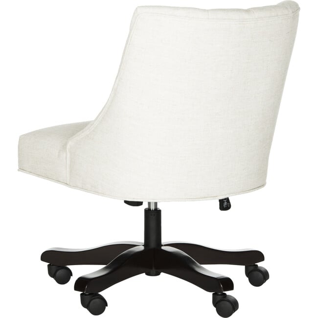 Soho Tufted Swivel Desk Chair, Cream - Desk Chairs - 5