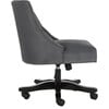 Soho Tufted Swivel Desk Chair, Grey - Desk Chairs - 4