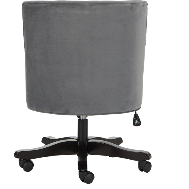 Soho Tufted Swivel Desk Chair, Grey - Desk Chairs - 5