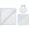 Bedtime Gift Set, Pale Blue Gingham - Mixed Apparel Set - 1 - thumbnail