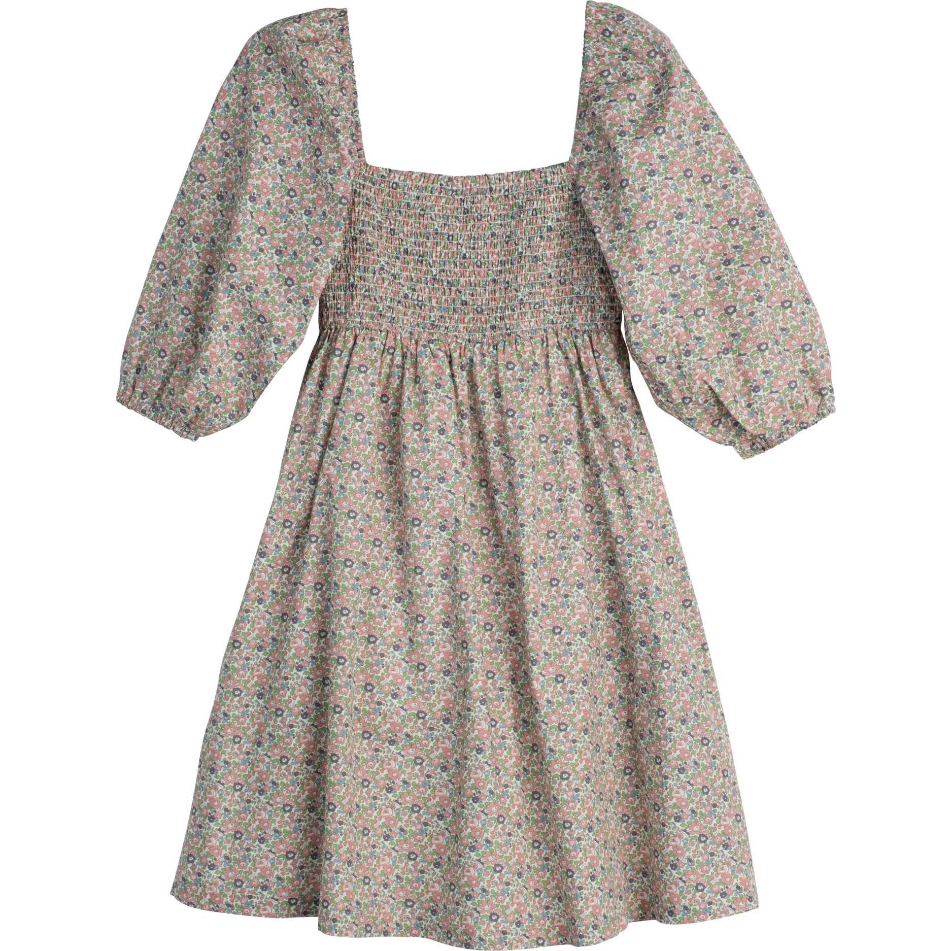 【完売品】サンサカエプチ　Laura smocked dress Floral Print Cotton Lawn Smocked Dress | Michael Kors [US]