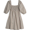 Women's Celine Smocked Dress, Flower Garden - Dresses - 3