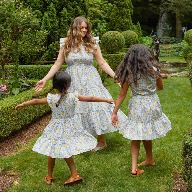 Women's Simone Dress, Flower Garden - Dresses - 5