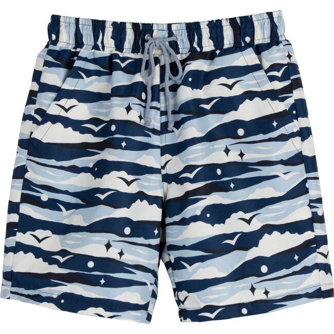 Men's Christopher Swim Trunk, Camo Seagulls - Swim Trunks - 1