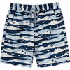 Men's Christopher Swim Trunk, Camo Seagulls - Swim Trunks - 1 - thumbnail