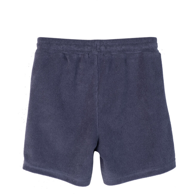 Leon Terry Jogger Short, Dusty Navy - Shorts - 3