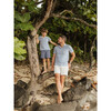 Leon Terry Jogger Short, Dusty Navy - Shorts - 4
