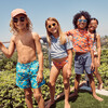Leon Terry Jogger Short, Dusty Navy - Shorts - 6
