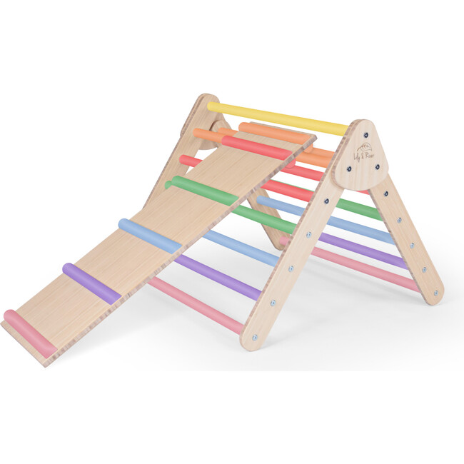 Little Climber with Ladder, Bamboo/Rainbow