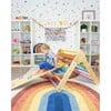 Little Climber with Rockwall, Birch/Rainbow - Activity Gyms - 3