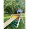 Little Climber with Ladder, Birch/Rainbow - Activity Gyms - 4