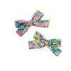 Skinny Ribbon Pigtail Bows, Liberty Spring Buds - Hair Accessories - 1 - thumbnail