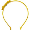 Velvet Headband, Yellow - Hair Accessories - 1 - thumbnail