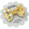 Mini Bow, Liberty of London Yellow Floral - Hair Accessories - 1 - thumbnail