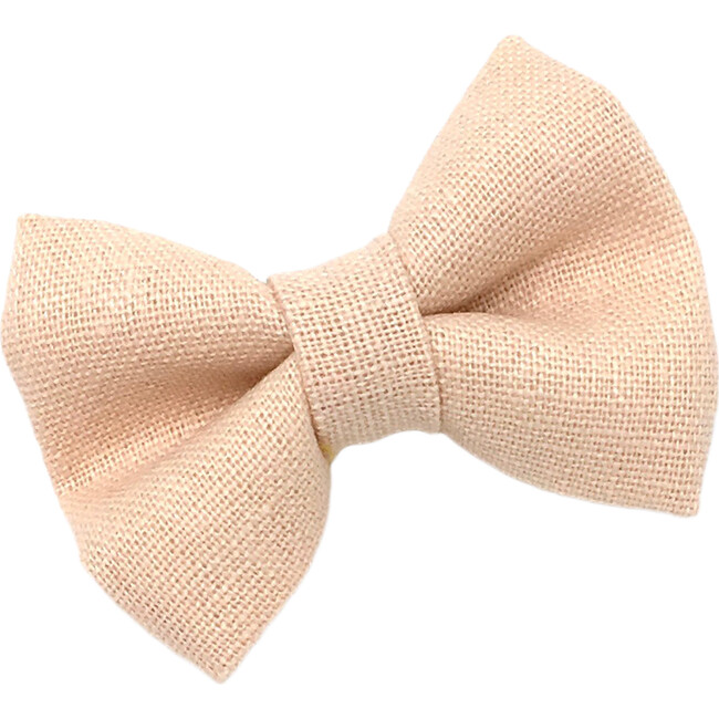 Mini Bow, Blush Linen - Bows - 1